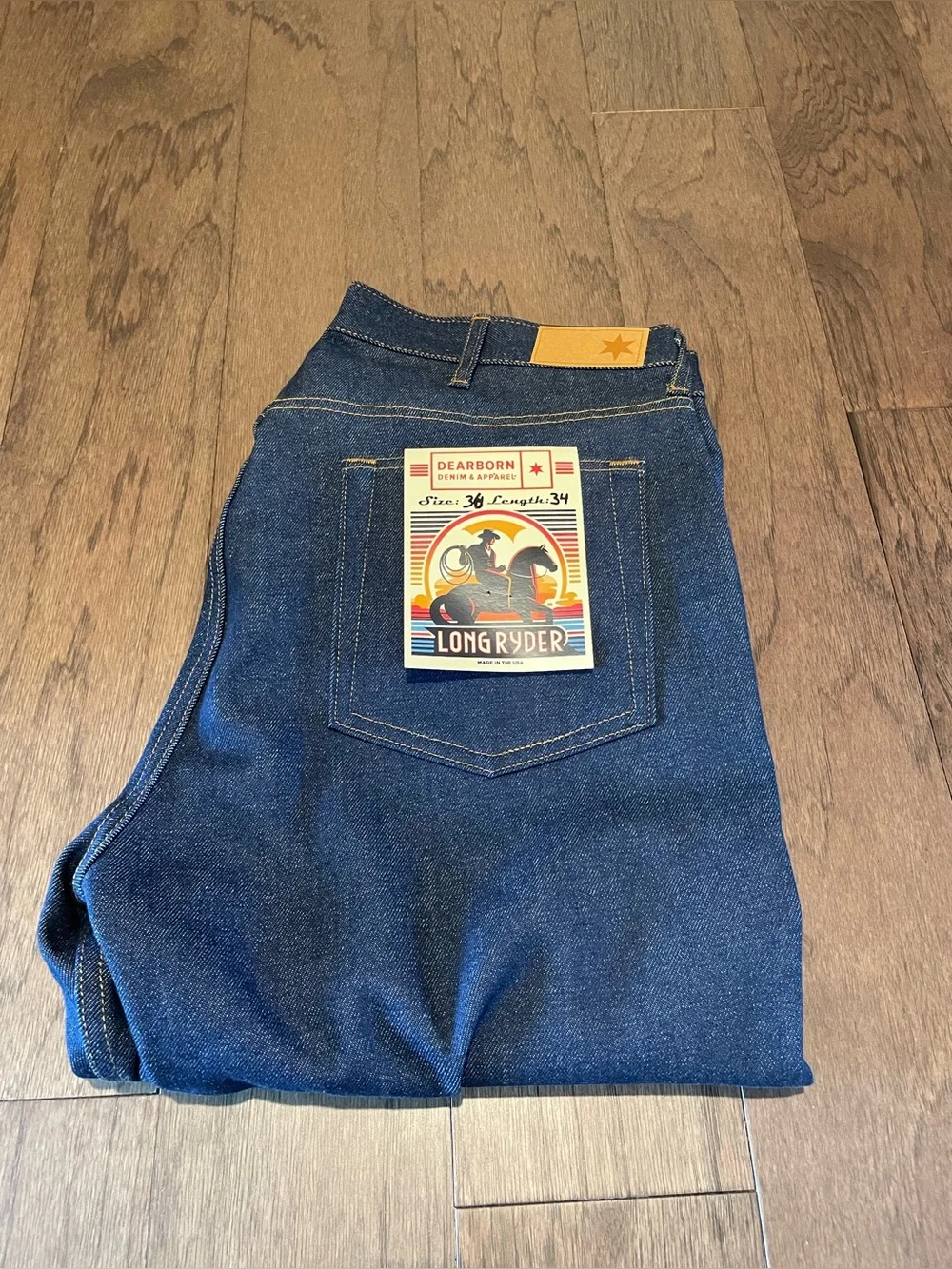 Dearborn Denim Long Ryder model 1 Jeans NWT